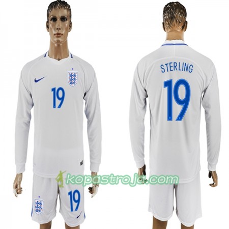 Billiga Fotbollströjor England Sterling 19 VM 2018 Hemma tröja Långärmad